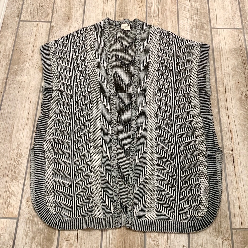 Black and white cardigan